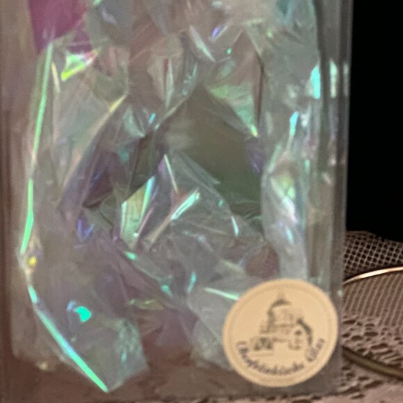 Vintage Oberfrankische glas Christmas Bell Made In Poland In Original Box - Picture 12 of 12